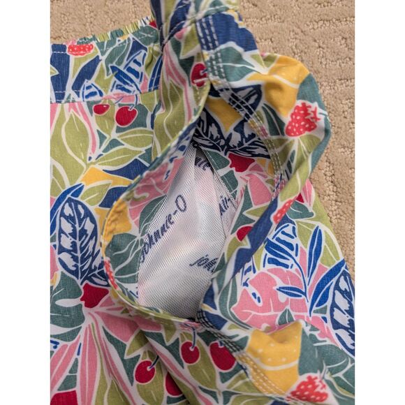 NWT Johnnie-O Swim Trunks Mens Medium Zest Floral 7 inch inseam - Picture 6 of 12